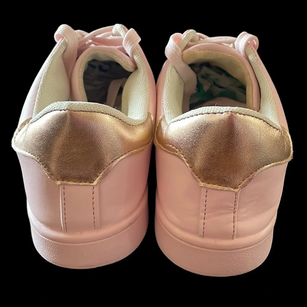Streetwear Society Light Pink and Rose Gold Lace Up Women’s Sneaker Size 8 - Picture 7 of 13